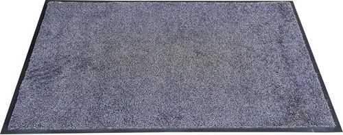 Vonkajšia čistiaca rohož s nábehovou hranou, 120 x 85 cm, sivá