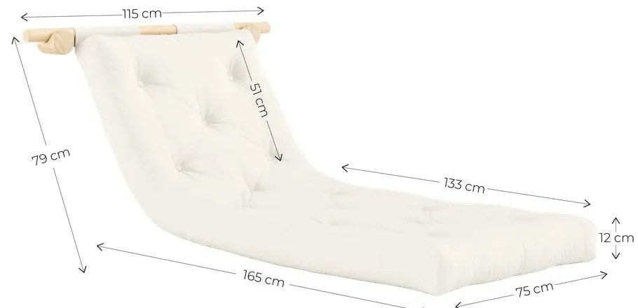 Kreslo v prírodnej farbe Hooked – Karup Design