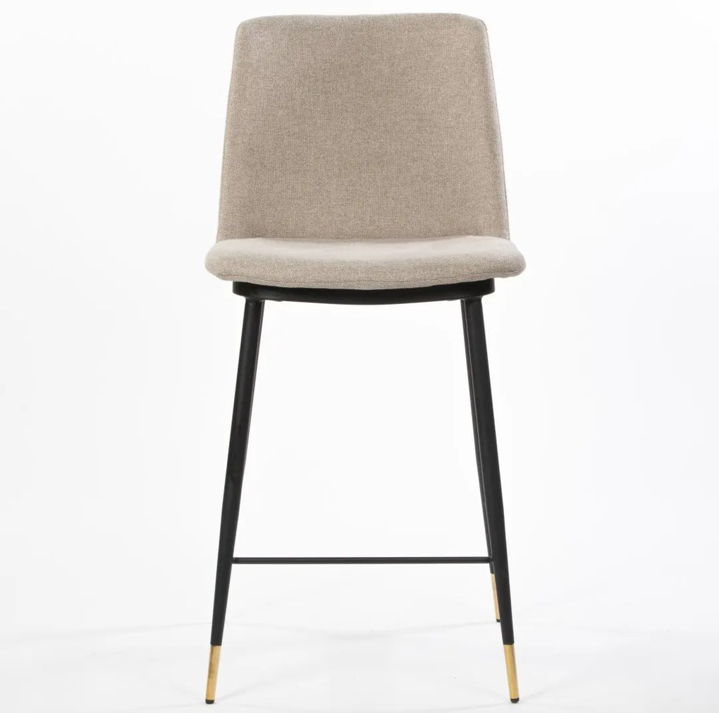 ROSSI BAR LIGHT BROWN ČALÚNENÁ BAROVÁ STOLIČKA brown