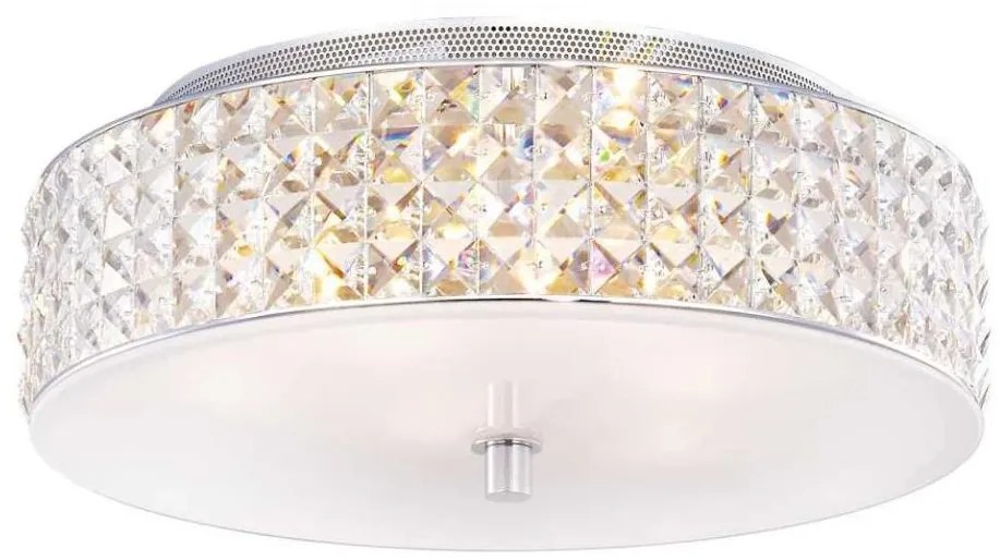 Ideal Lux - LED Krištáľové stropné svietidlo ROMA 6xG9/3W/230V pr. 40 cm chróm
