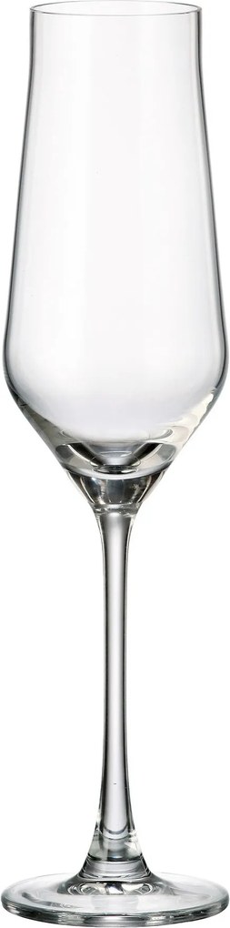 Crystalite Bohemia poháre na šampanské Alca 220 ml 6KS