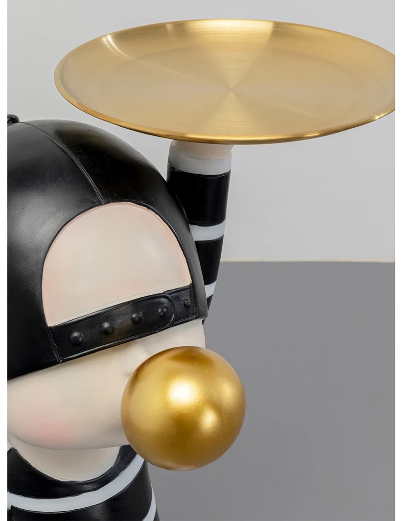 Bubble príručný stolík čierny  Ø42 cm