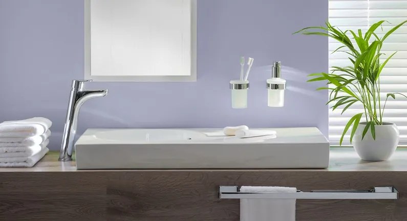 BISK Erga NATURA, sprchový stĺp s ručnou sprchovou hlavicou, chrómová, ERG-04323