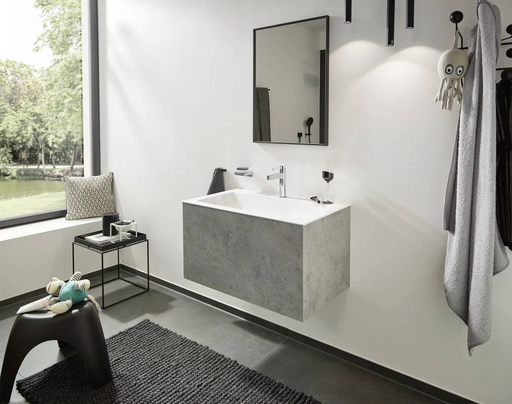 Hansgrohe Finoris, umývadlová batéria 110, s výpustom Push-Open, CoolStart, EcoSmart, chrómová, HAN-76024000