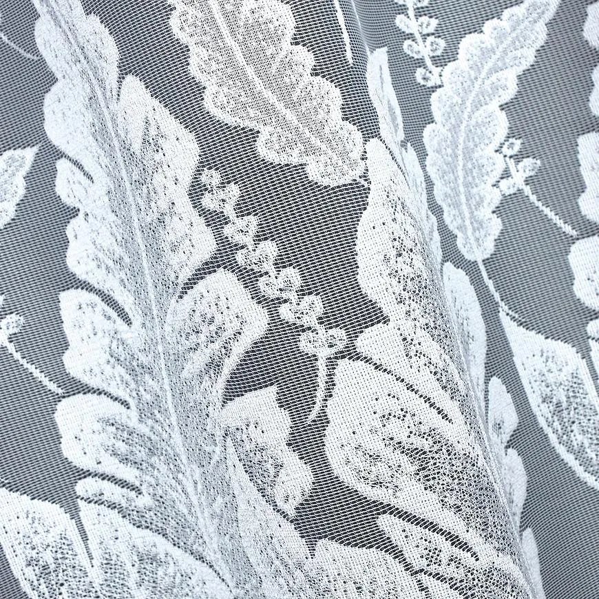 Záclona žakárová  359730 250 biela Tovar na mieru