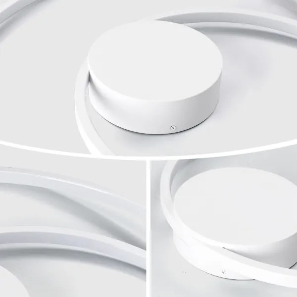 Brilagi - stmievateľné stropné svietidlo TWISTER LED/48W/230V priemer 50 cm biele + DO