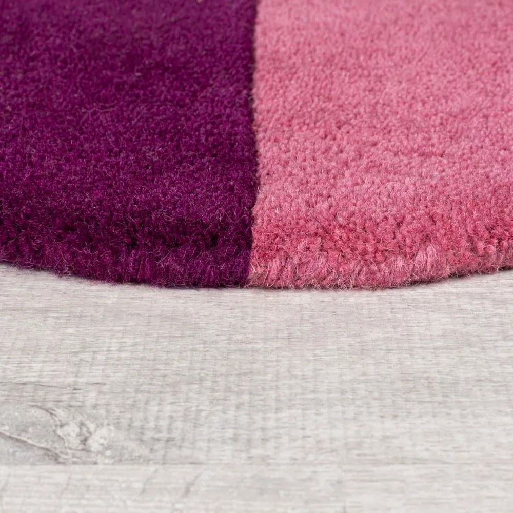 Béžový ručne tkaný vlnený koberec 200x290 cm Mia Textured Scallop – Flair Rugs