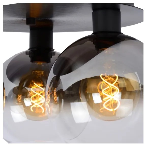 Lucide 74114/03/30 - Stropné svietidlo MARIUS 3xE27/40W/230V čierna