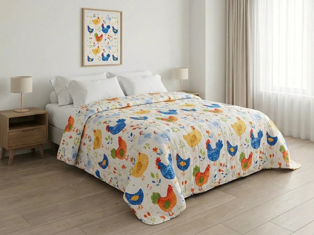 Prehoz na posteľ HENRIETTA, farebný Rozmer: 170 x 210 cm