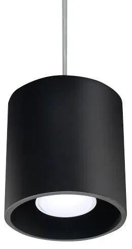 Závesné svietidlo Orbis, 1x čierne kovové tienidlo