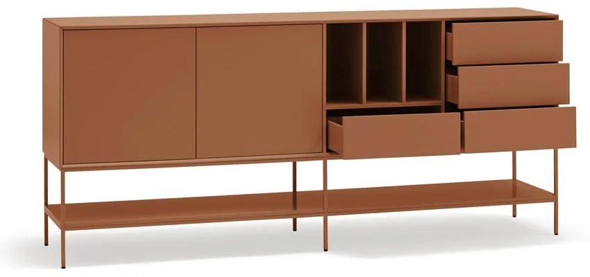 Komoda v tehlovej farbe 220x98x45 cm Platt – Teulat