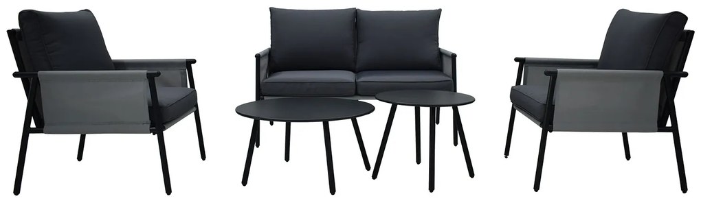 Quadrato Outdoor Sedacia súprava Textilen, 5-dielna (100342242)