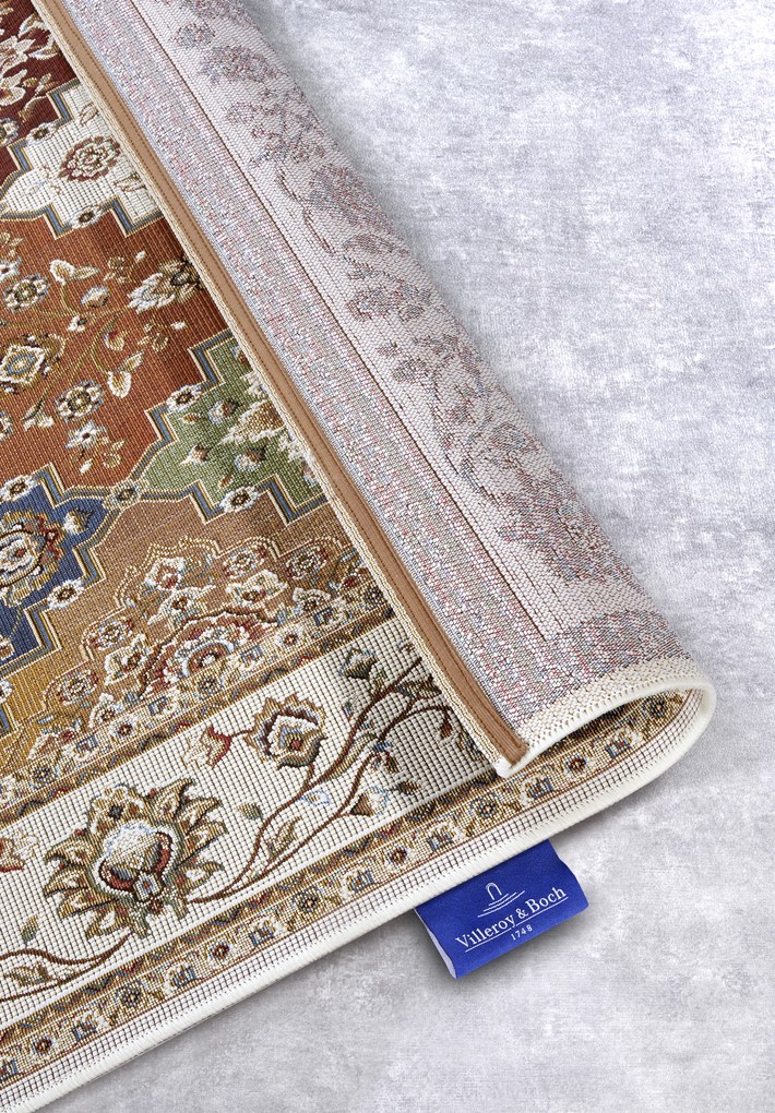 Kusový koberec Villeroy & Boch 106056 Cream, Multi – na von aj na doma, 200x285, viacfarebná, chodba / predsieň, Villeroy & Boch