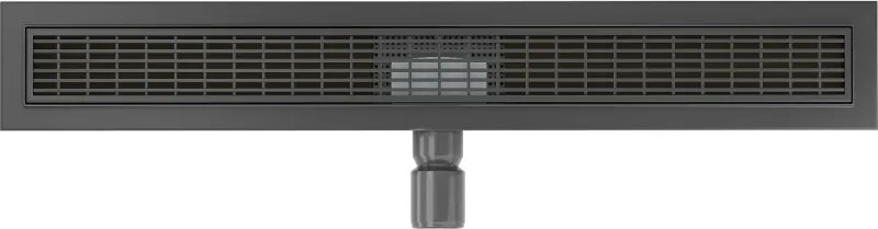 Mexen Flat M33 nerezový sprchový žľab 50 cm, čierna, 1733050-15