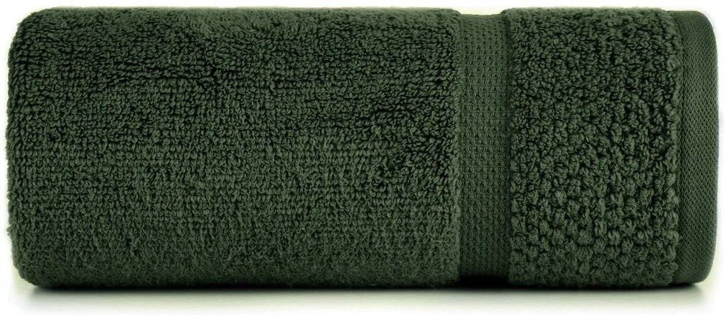 BAVLNENÝ UTERÁK VILIA 70X140 CM TMAVOZELENÁ