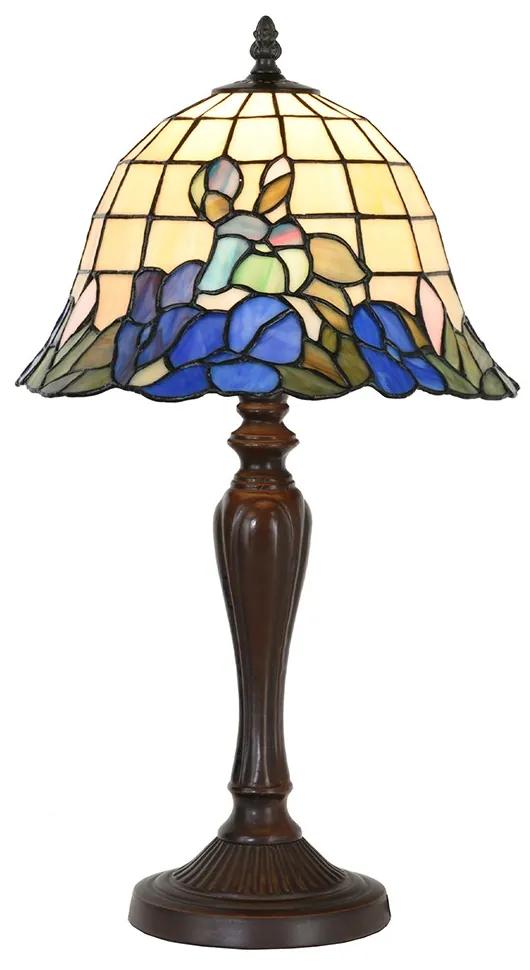 Stolná lampa Tiffany  Robinetta - 29x53 cm E27/max 1x60W