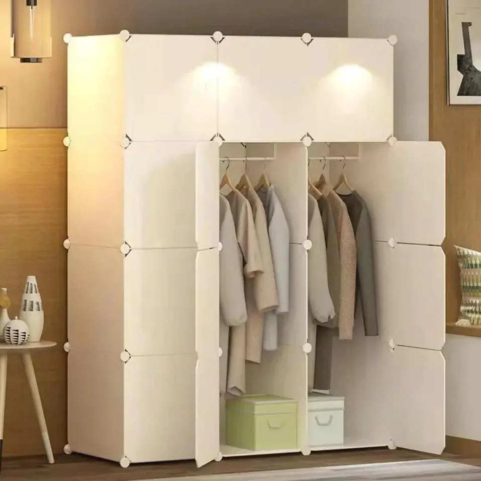 Hogler 3414 Variabilný policový systém 12 modulov, 145 x 110 x 47 cm, biely