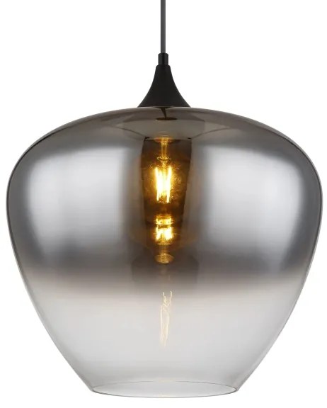 Globo 15548H2 - Luster na lanku MAXY 1xE27/60W/230V čierna