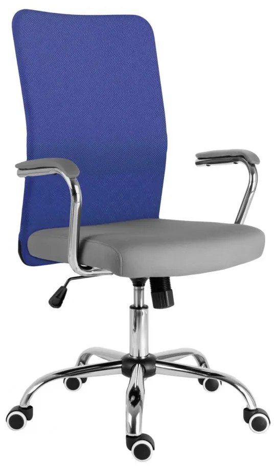 Detská stolička MOON - látka, viac farieb sivo-svetlo modrá