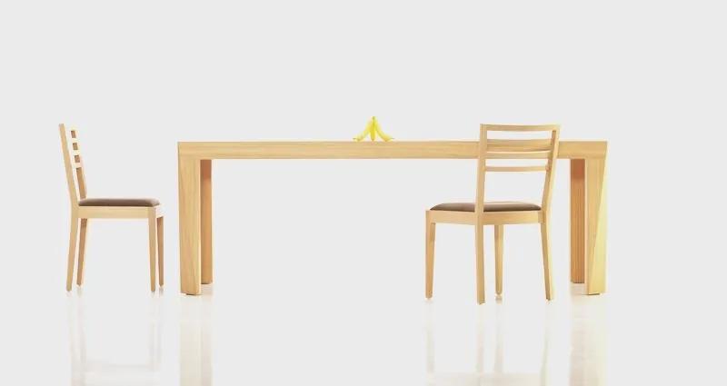 Dizajnový jedálenský stôl STING 180 cm- dub prírodný