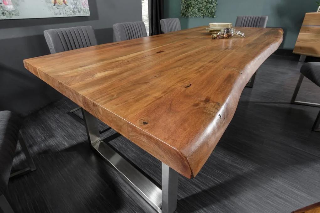 Luxusný jedálenský stôl z masívu Massive 220cm Honey