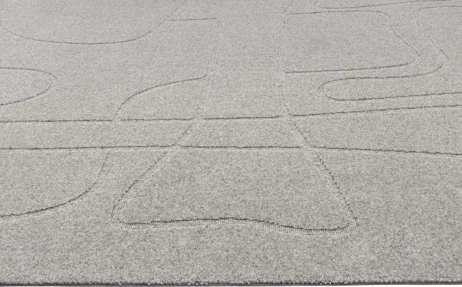 Koberec Agnella Morphic Morphic sivý