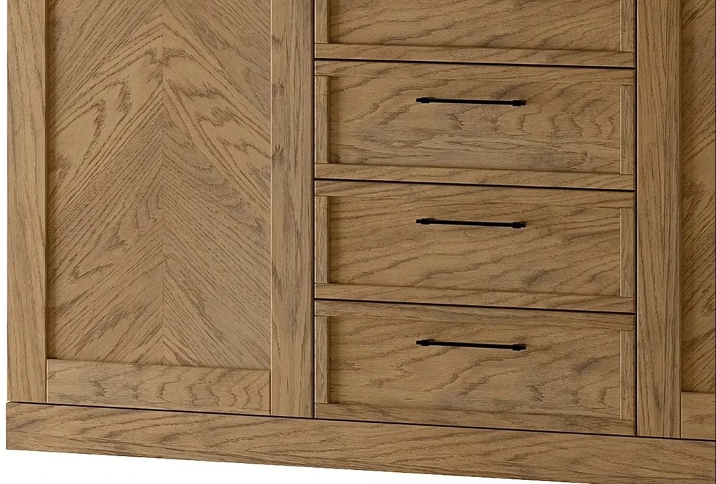 Komoda Cozy 47 z masivu 170 cm dub Rustikal