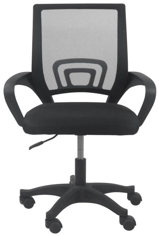Otočná stolička MORIS - čierna