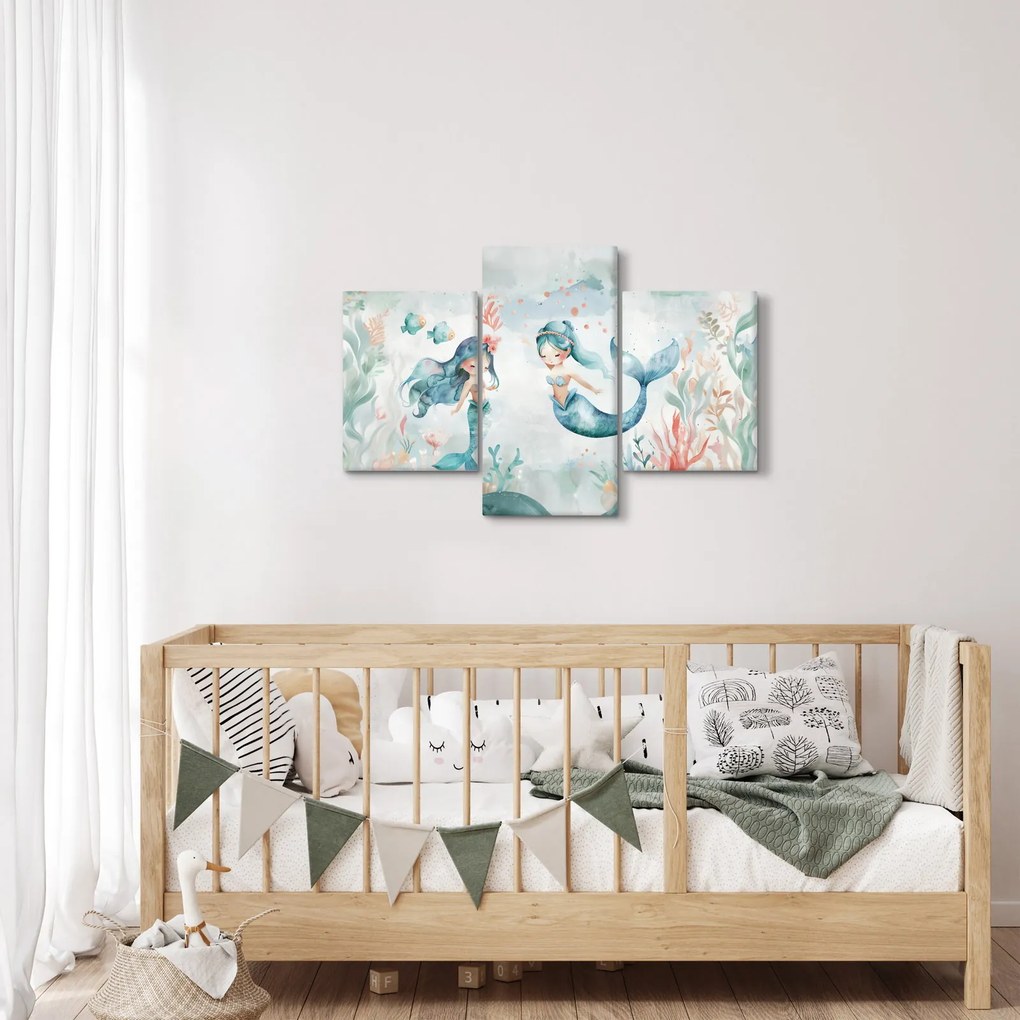 Obraz - Morské panny (90x60 cm)