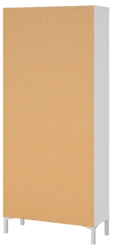 Biela vitrína 89x203 cm Roma – Tvilum
