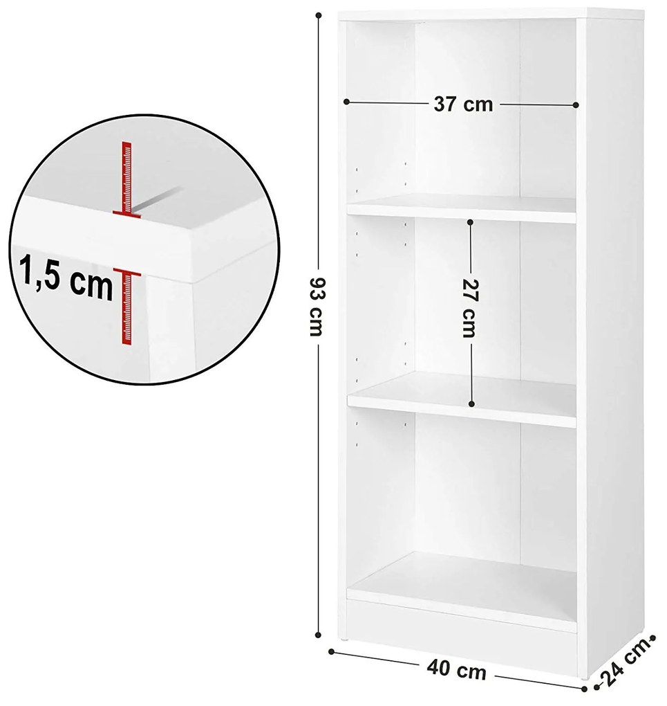 Knižnica SKU Zander biela