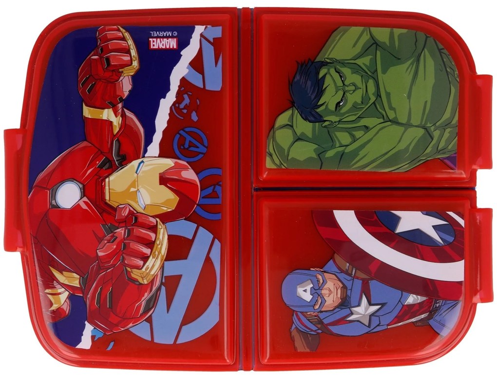 Multibox na desiatu MARVEL - Avengers s 3 priehradkami