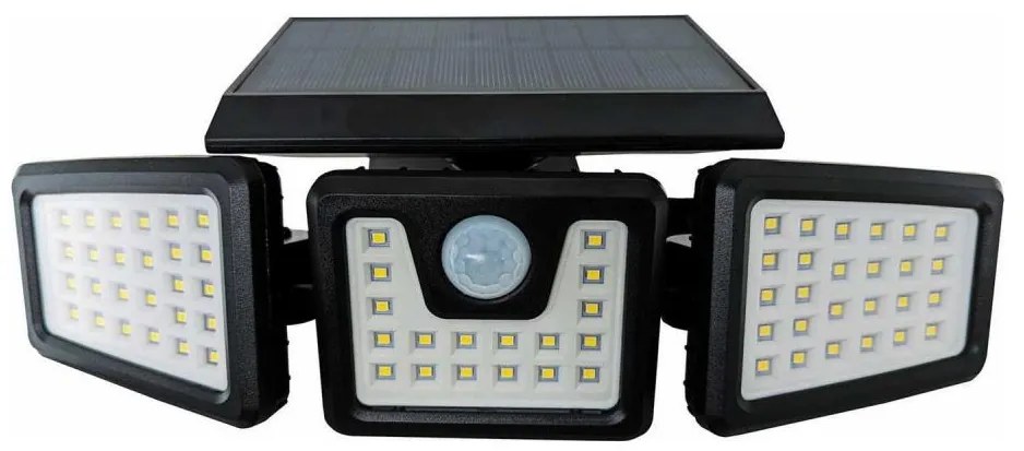LED solárny reflektor so senzorom LED/14W/3,7V 1800 mAh IP44