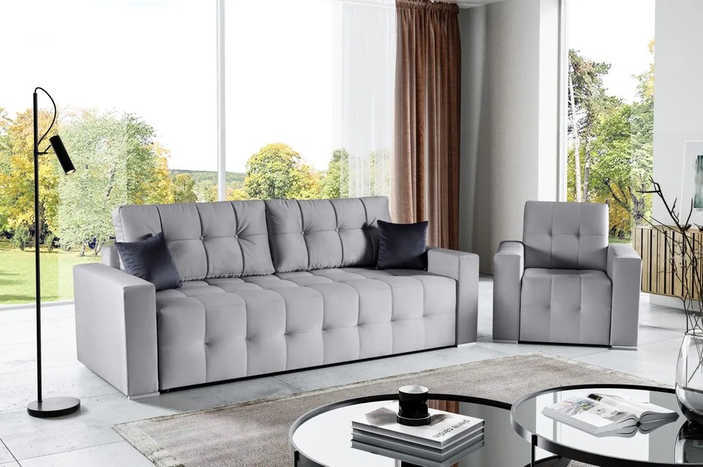 Moderní pohovka Big Sofa, sivá Element