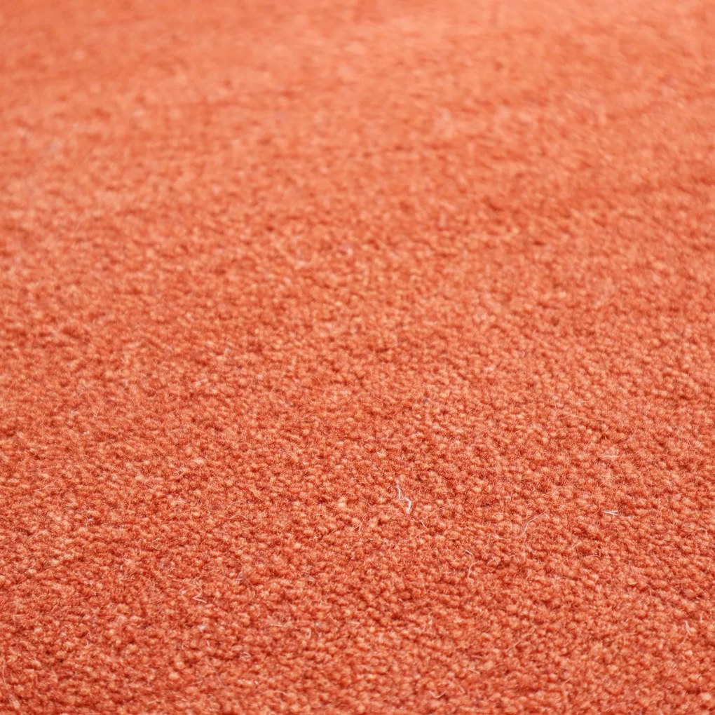Asra, Ručne všívaný kusový koberec Asra wool orange, 60x110, oranžová, obývacia izba