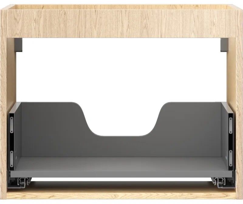 Mexen Box-A, závesná skrinka 60 cm, 1 zásuvka, dub, 91AX0-0600-470-1-81