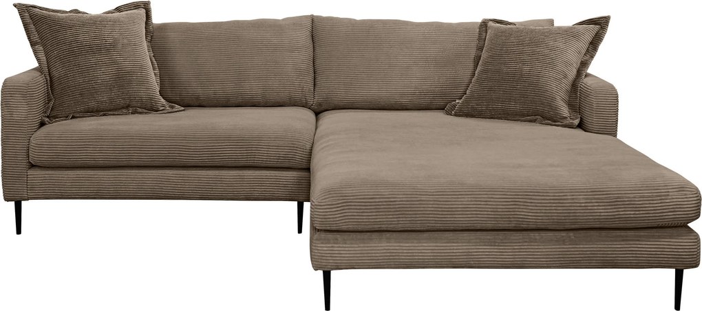 XXXLutz ROHOVÁ SEDAČKA, textil, hnedá P & B - Sedačky - 002330003408