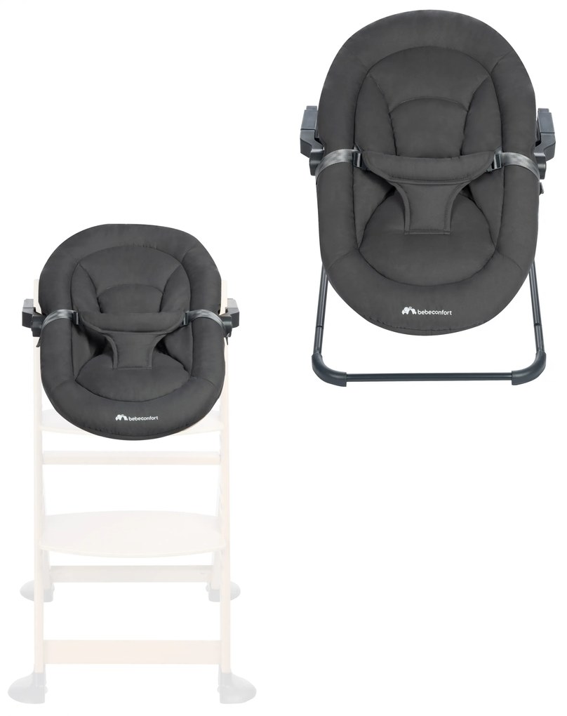 Timba Baby ležadlo 2v1 Mineral Graphite