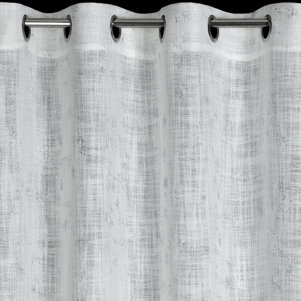 ZÁVES NA KRÚŽKOCH SOLANA 140X250 CM KRÉMOVÁ