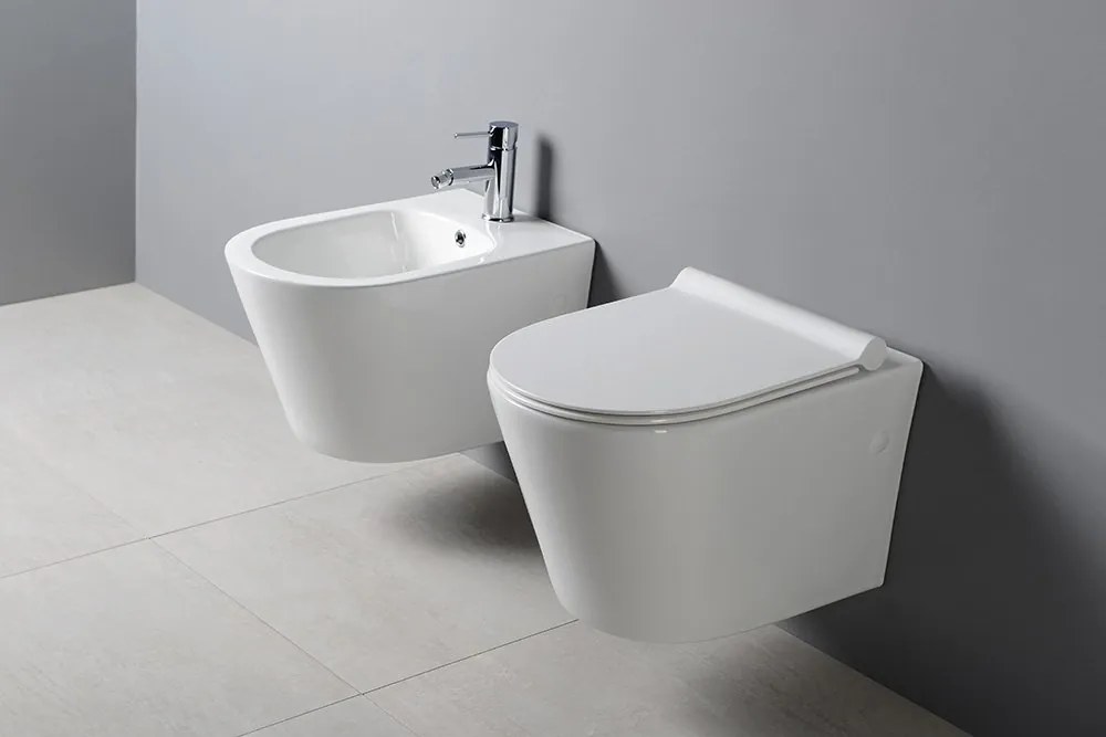 Sapho, PACO WC sedátko, SLIM. Soft Close, biela, PZS1012