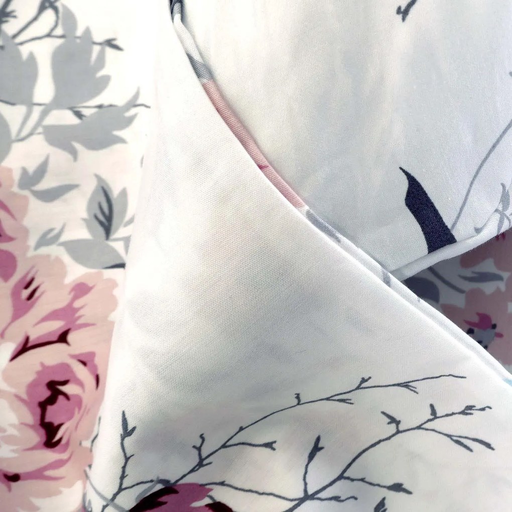 SATÉNOVÉ OBLIEČKY GARDENYA EXCLUSIVE 200X220 CM, 2KS 70X80 CM KVETY