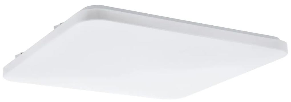 EGLO Stropné LED svetlo v modernom štýle FRANIA, 49,5 W, teplá biela, 53x53cm, hranaté, biele