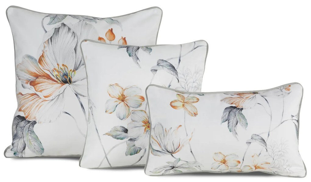 DEKORAČNÝ VANKÚŠ PREMIUM AMELIA 45X30 CM KVETY