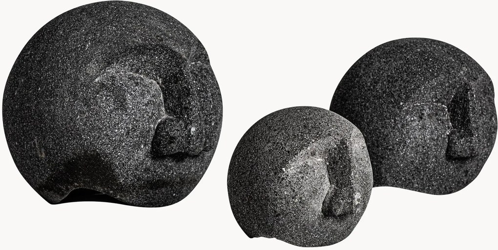 Kamenné dekorácie Lava, 3 ks