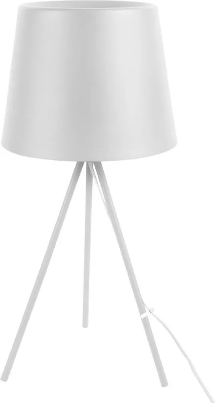 Stolná lampa Classy Metal biela 57 cm x 27,5cm