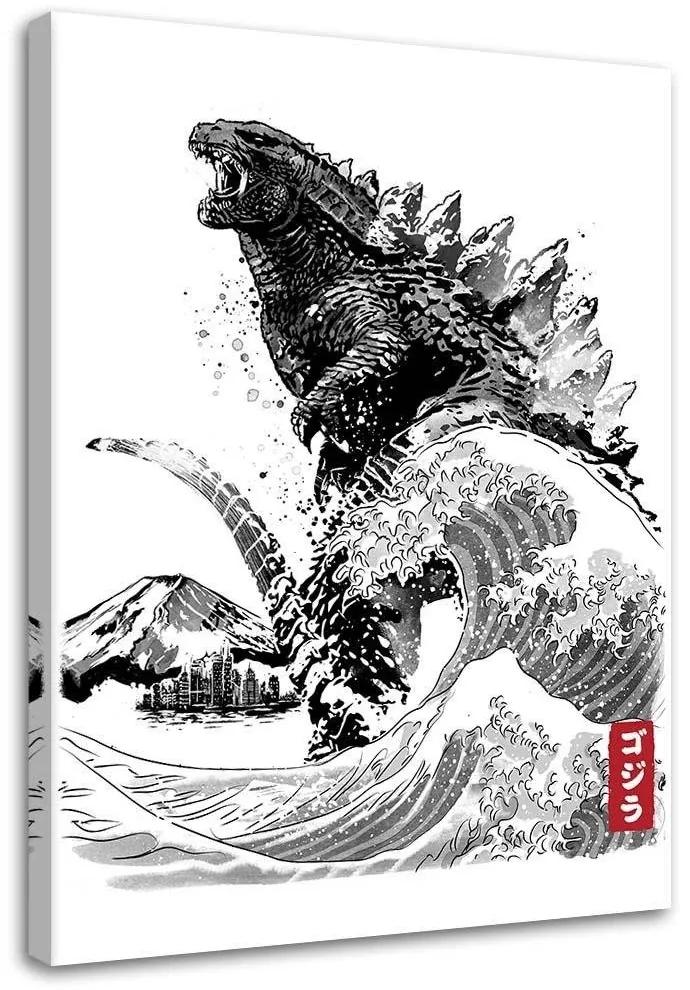 Gario Obraz na plátne Godzilla, film - Dr.Monekers Rozmery: 40 x 60 cm