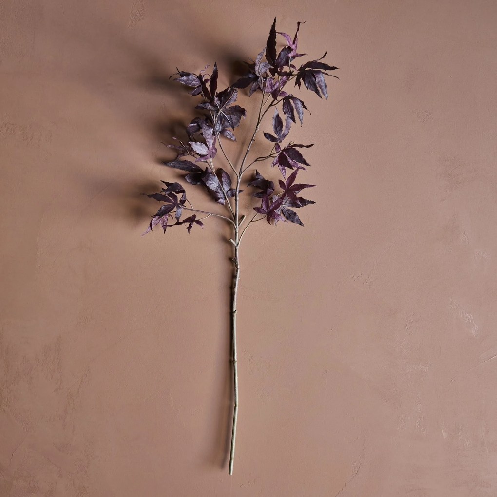 House Doctor Umelý kvet Maple Burgundy 90 cm