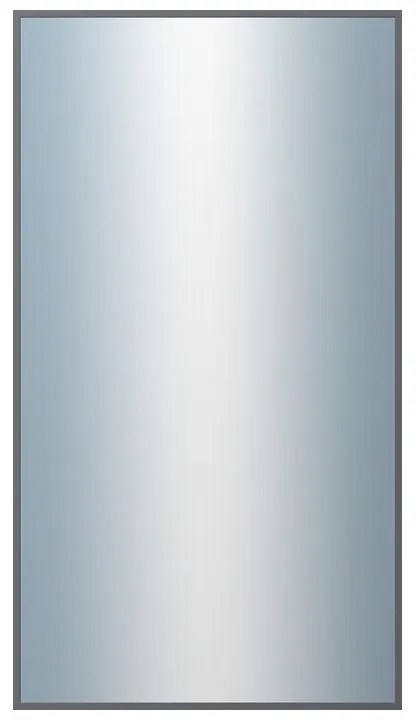 DANTIK - Zrkadlo v rámu, rozmer s rámom 50x90 cm z lišty Hliník platina (7003019)