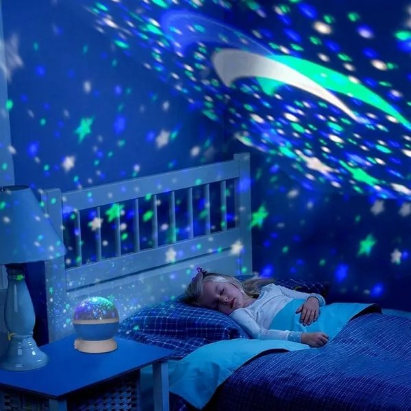 Verk 18226 Projektor nočnej oblohy Star Retoo biely