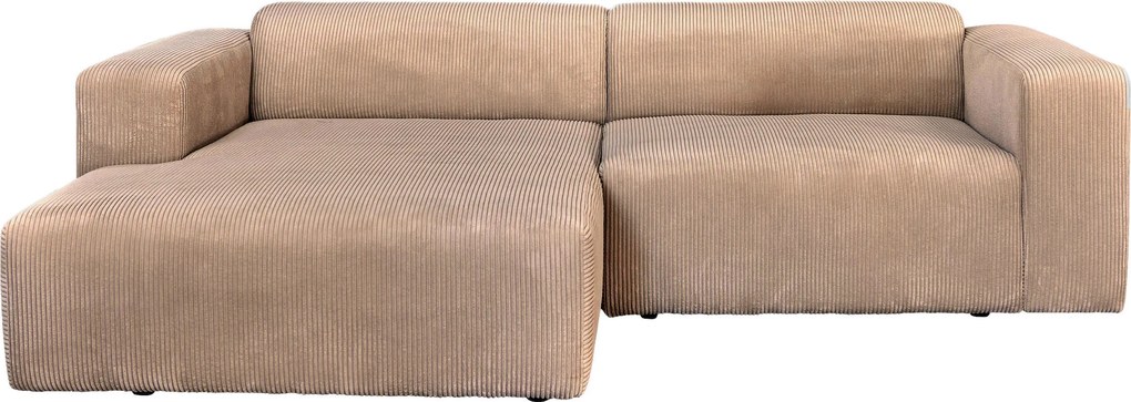 XXXLutz ROHOVÁ SEDAČKA, textil, svetlohnedá P & B - Sedačky - 002330003312